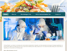Tablet Screenshot of microbiologicalsurvey.com